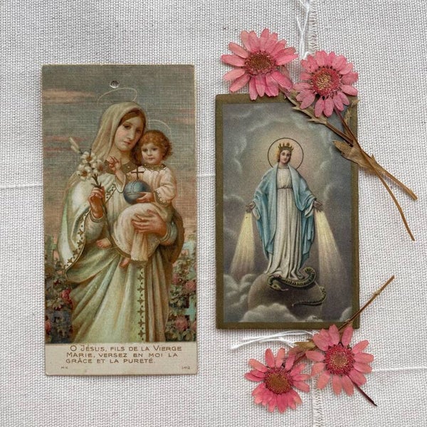 Vintage Set Bidprentjes