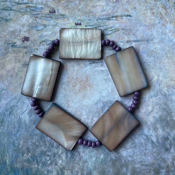 Armband Met Parelmoer Kralen