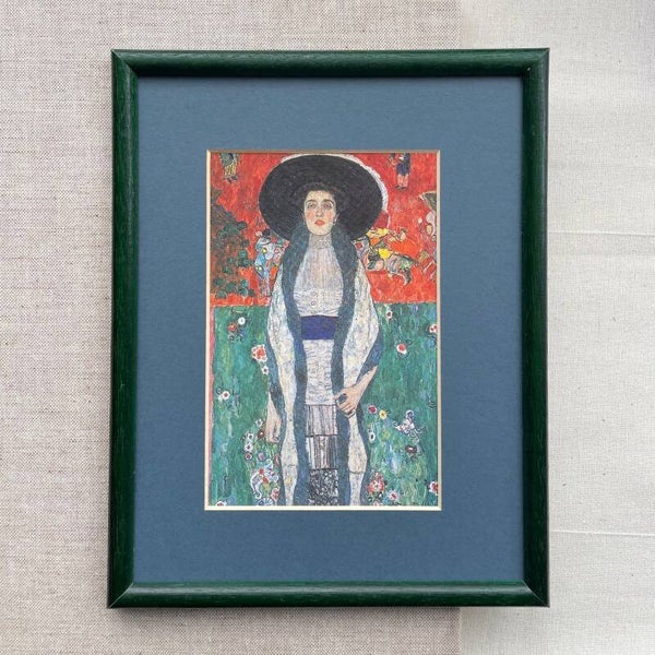 Art Print Gustav Klimt In Vintage Frame