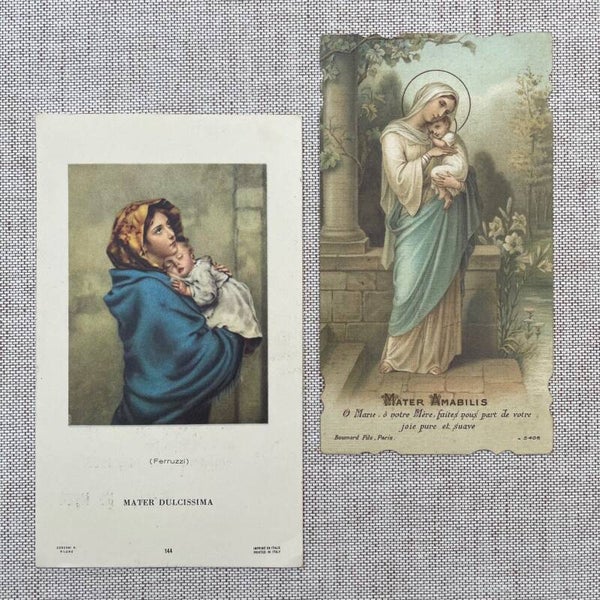 Vintage Set Bidprentjes