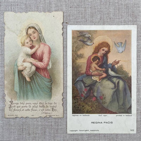 Vintage Set Bidprentjes