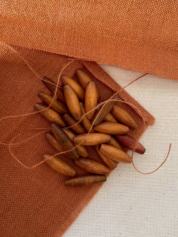 Houten Kralen - 50 stuks