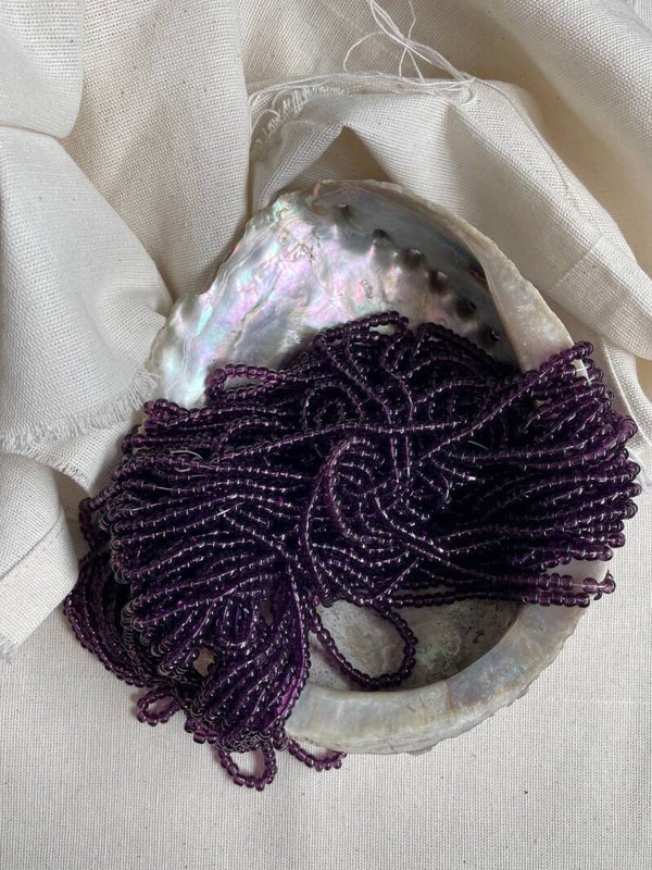 Paarse Glaskralen - 180 stuks