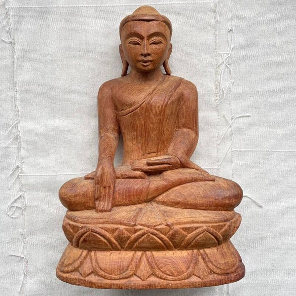 Vintage Houten Boeddha