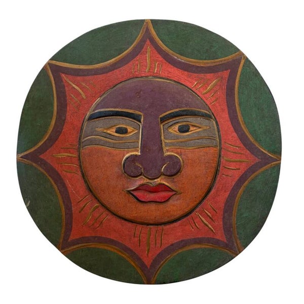 Vintage Laurel Burch Masker Hout