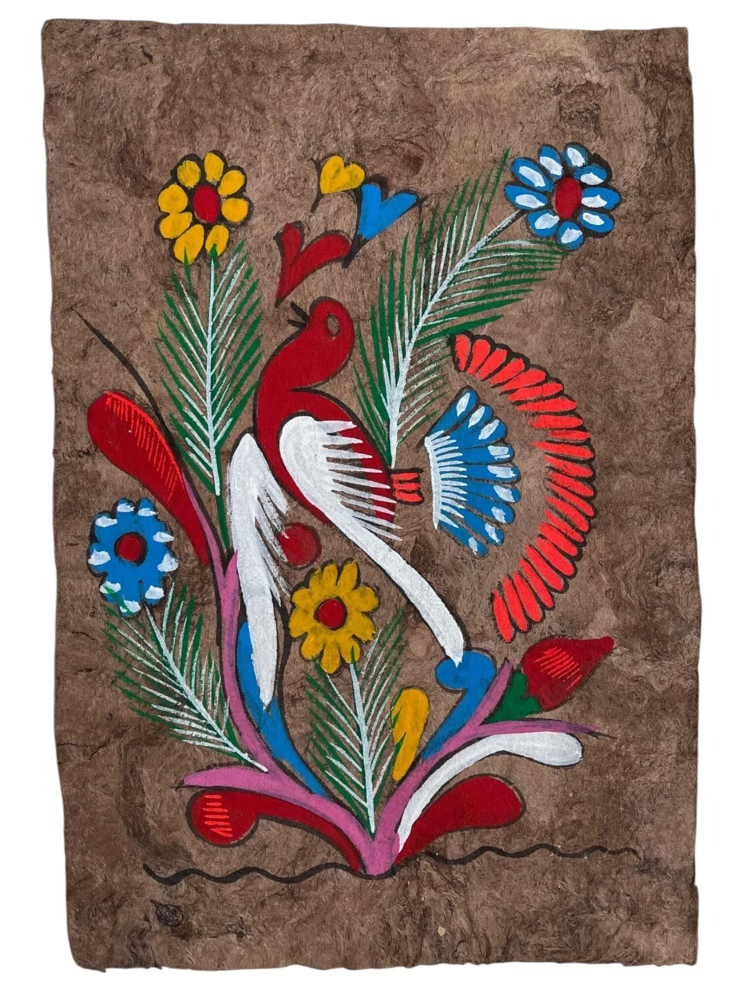 Mexicaanse Kunst Op Schorspapier