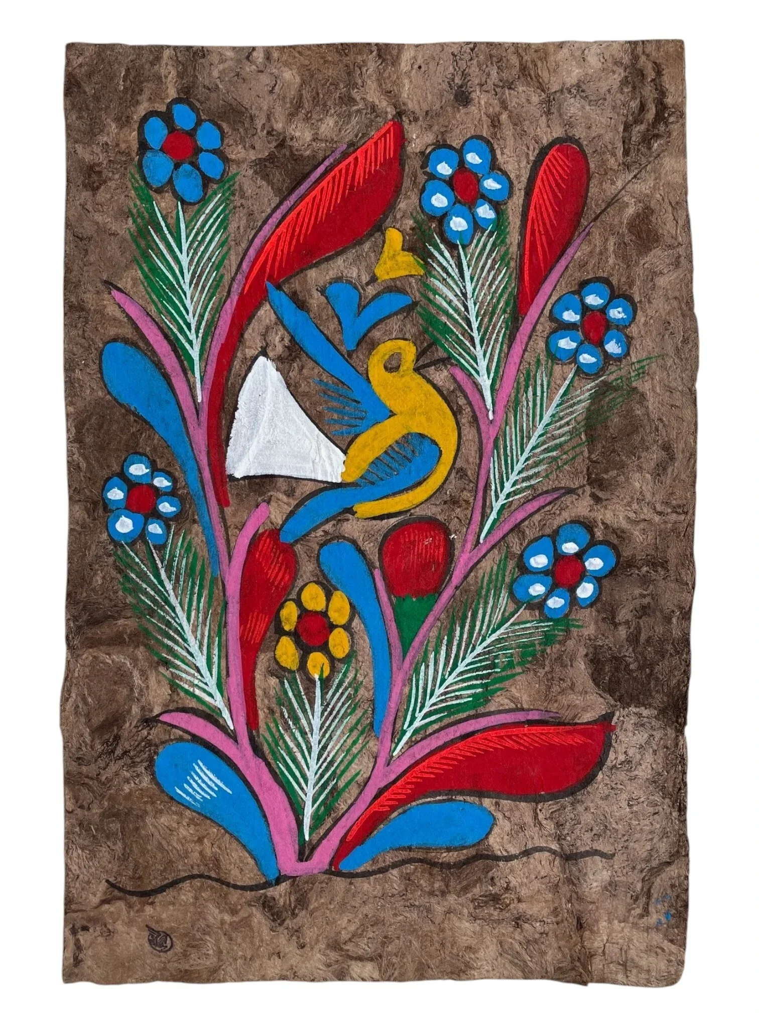 Mexicaanse Kunst Op Schorspapier