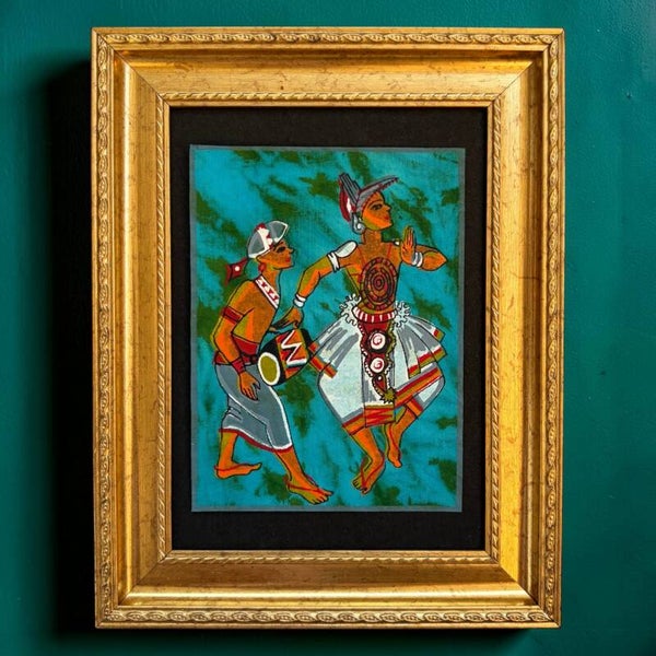 Sri Lankaanse Textielkunst In Pre-Loved Frame