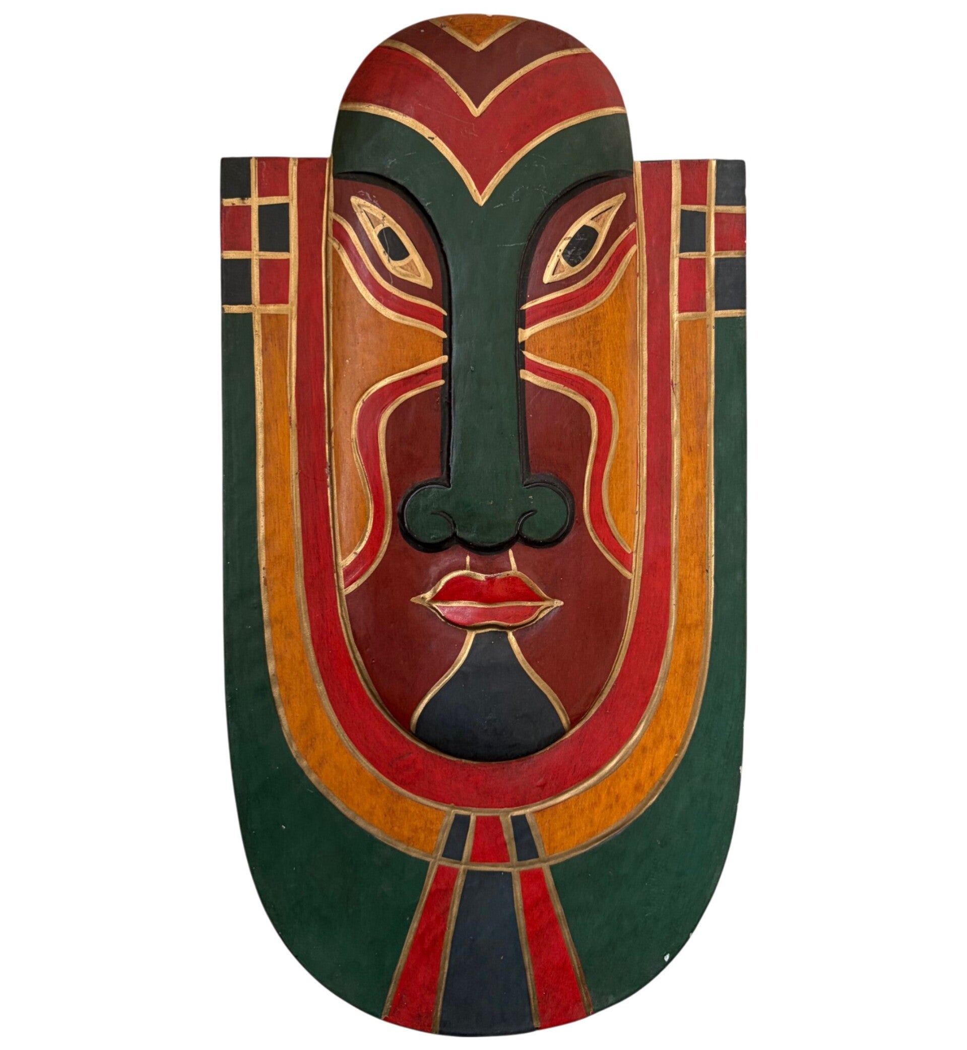 Vintage Laurel Burch Masker Hout