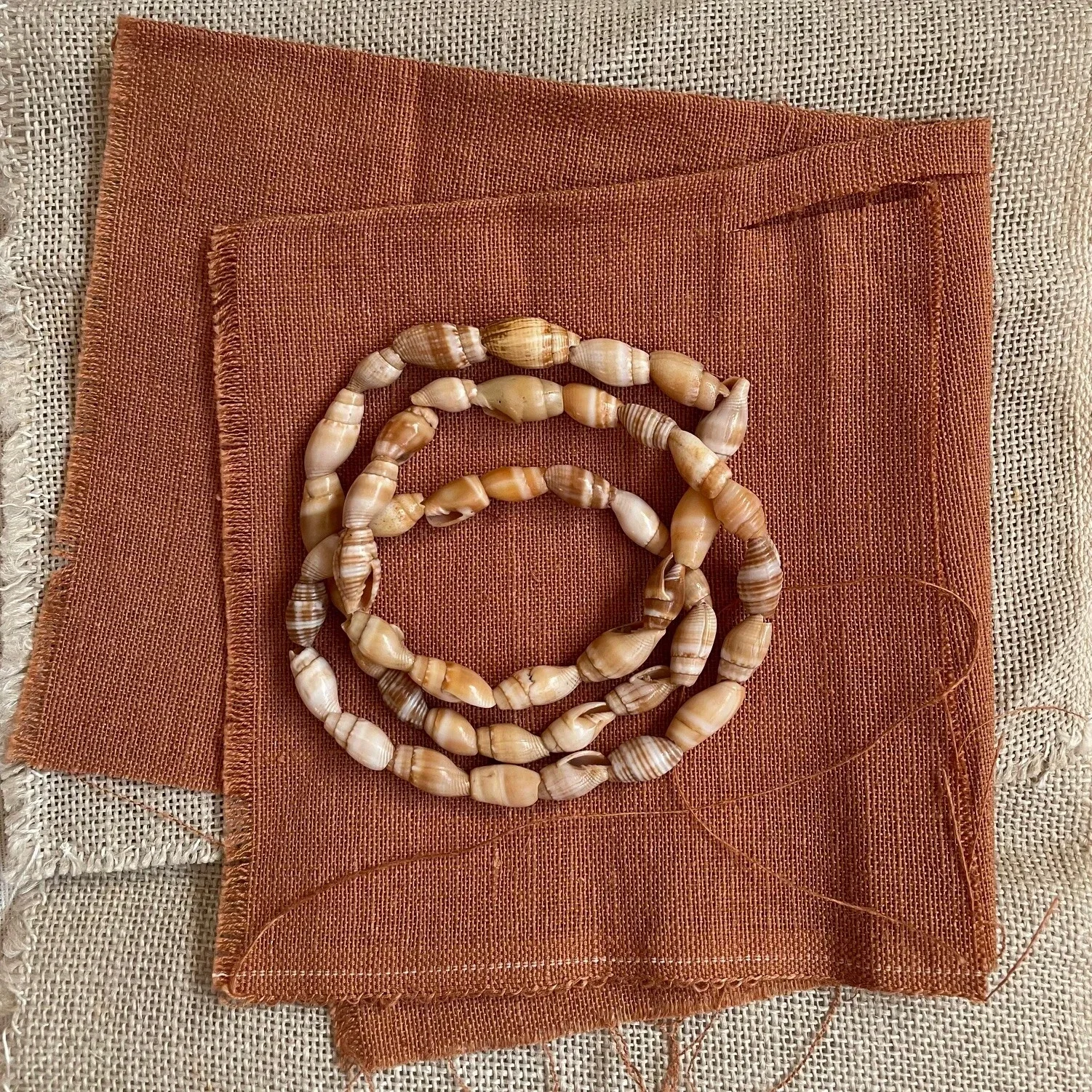 Vintage Ketting Schelpen