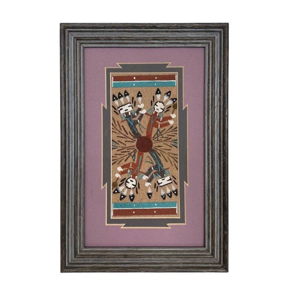 Authentieke Navajo Zandtekening – Circle of Healing