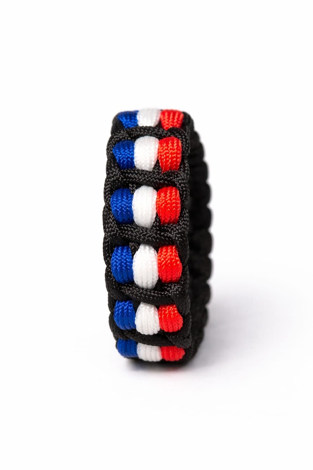 Bracelet cobra drapeau sur base noir