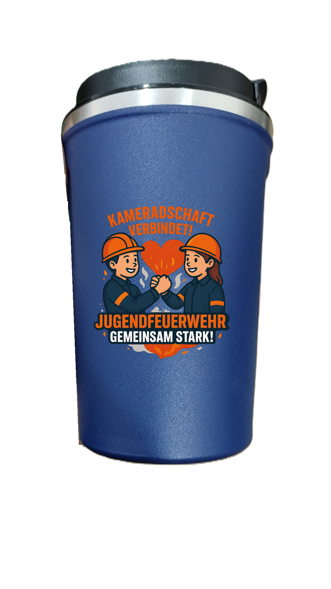 FirePager Thermobecher 380ml mit digitaler Temperaturanzeige