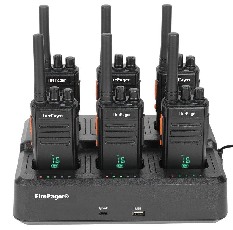 FirePager® Funkgeräte 6er-Set