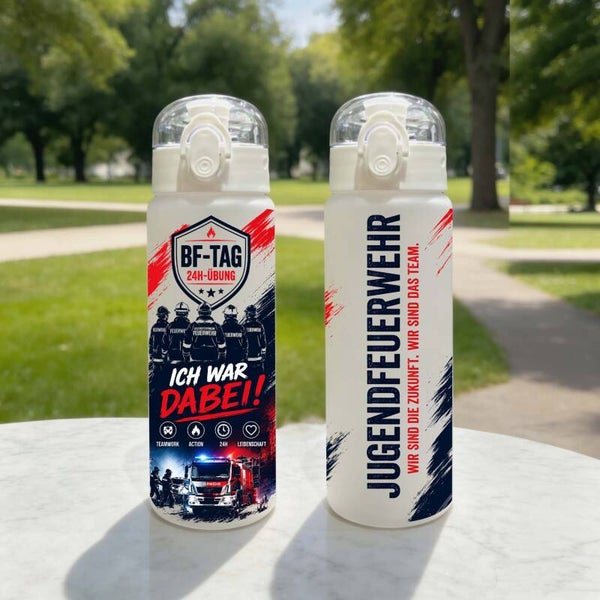 BF-Tag 24h-Übung Trinkflasche – Das perfekte Erinnerungsstück für echte Nachwuchshelden