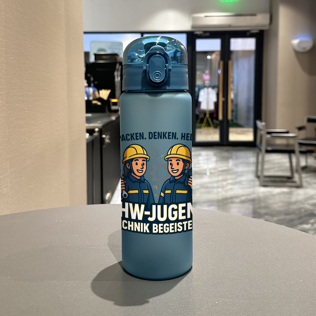 Trinkflasche – THW-Jugend „Technik begeistert!“ 750ml