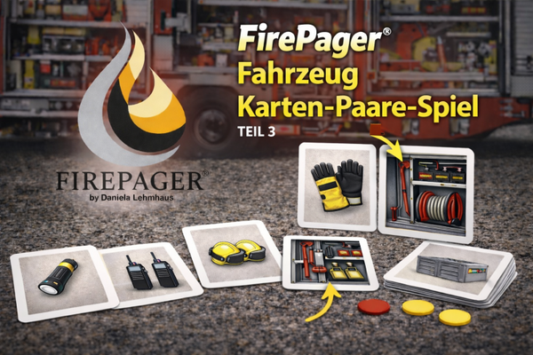 FirePager® Fahrzeugkunde Karten-Paare-Spiel Teil 3
