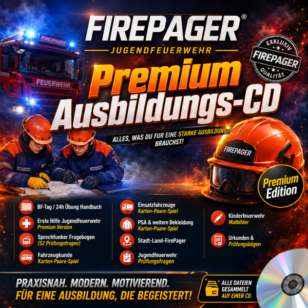 FirePager® Premium Ausbildungs-CD