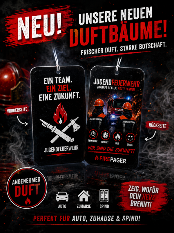 FirePager® Duftbaum "Jugendfeuerwehr" Glatteis