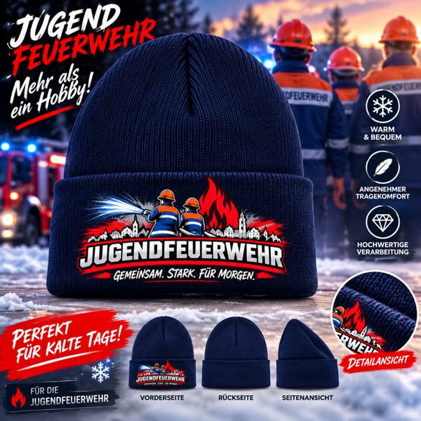 FirePager® Wintermütze – Jugendfeuerwehr Edition