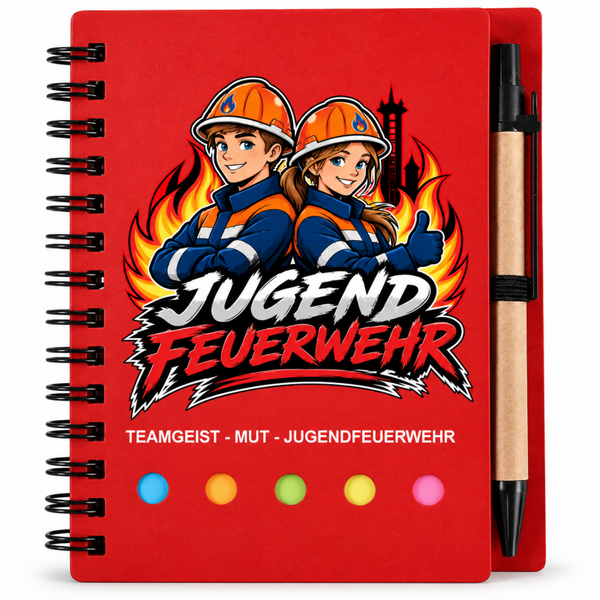 Jugendfeuerwehr Notizbuch – Dein Einsatz beginnt auf Papier!
