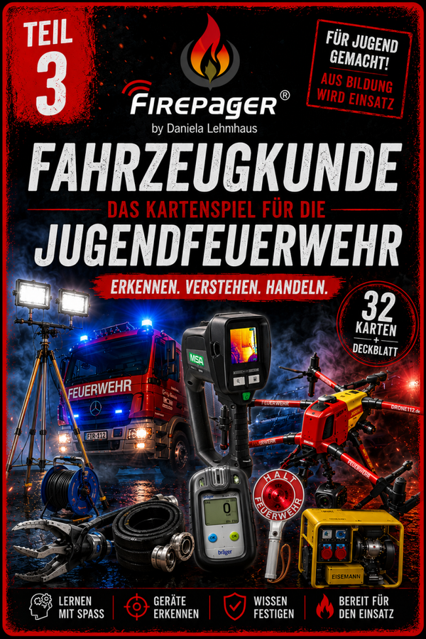 FirePager® Fahrzeugkunde Kartenspiel – Teil 3