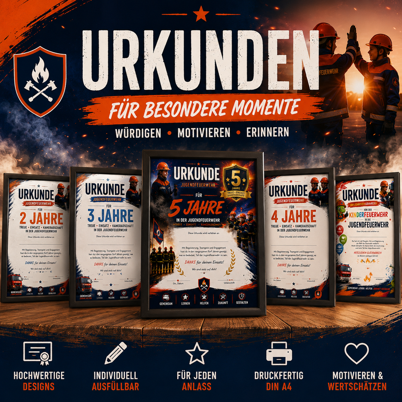 FirePager® Urkunden