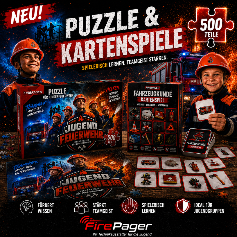 FirePager® Puzzle&Spielekarten