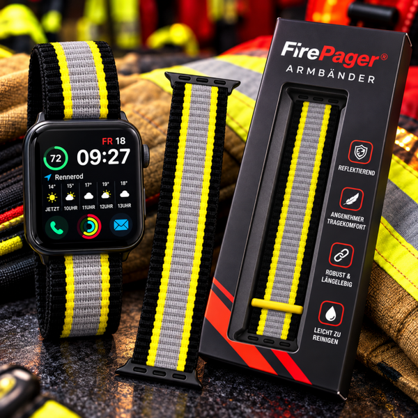 FirePager® Feuerwehr-Armband – DEINE FEUERWEHR. DEIN STYLE.