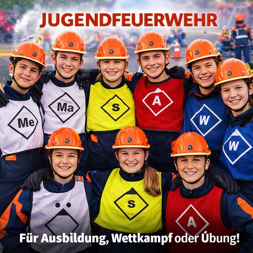 Jugendfeuerwehr – Taktische Ausbildungs-Leibchen für Übung & Ausbildung