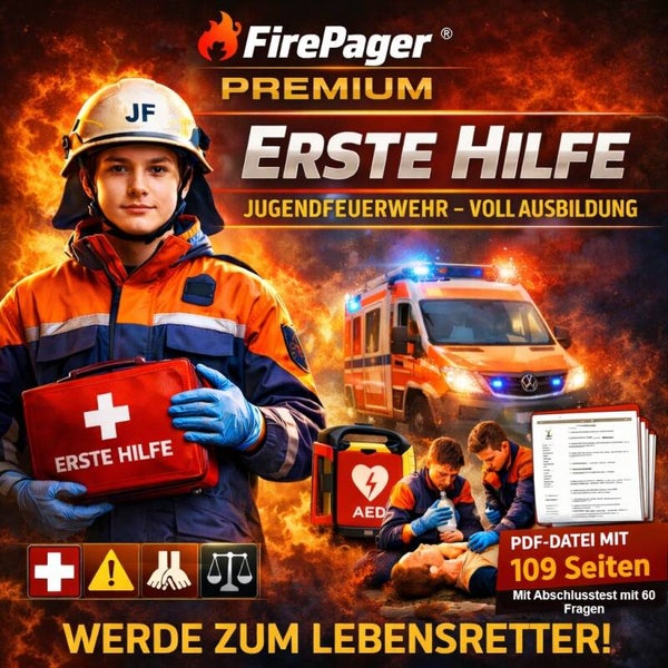 FirePager Jugendfeuerwehr Erste Hilfe Ausbildung