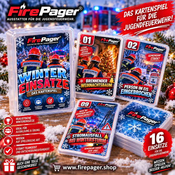 FirePager® Wintereinsätze – Das Spiel für die Jugendfeuerwehr