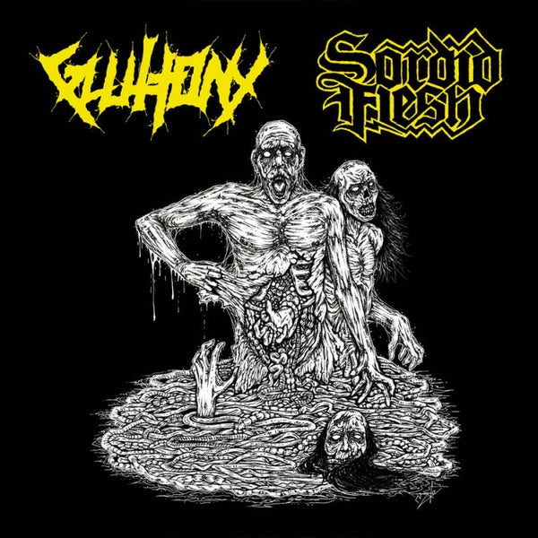 GLUTTONY/SORDID FLESH - Split CD