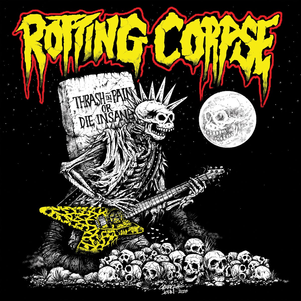 ROTTING CORPSE - Thrash in Pain or Die Insane CD | VICRECORDS