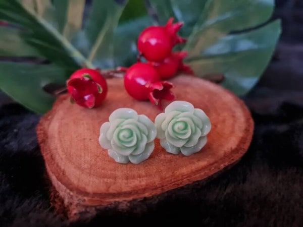 Oorbellen met Grote Roosjes