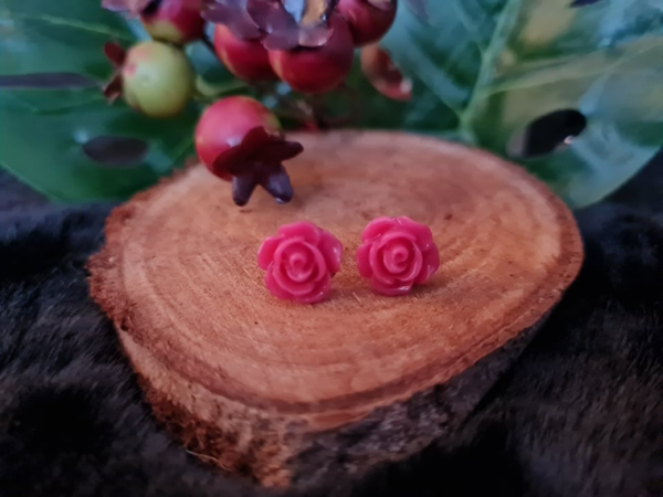 Oorbellen met Kleine Roosjes