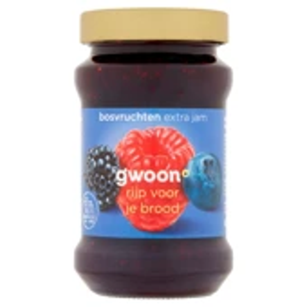g'woon Bosvruchten Extra Jam 450 gram