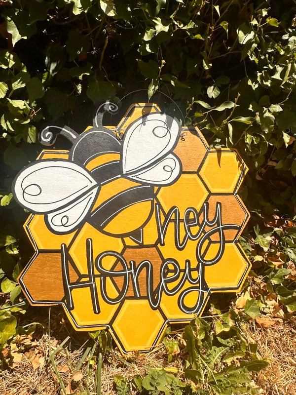 Hey Honey Door Hanger