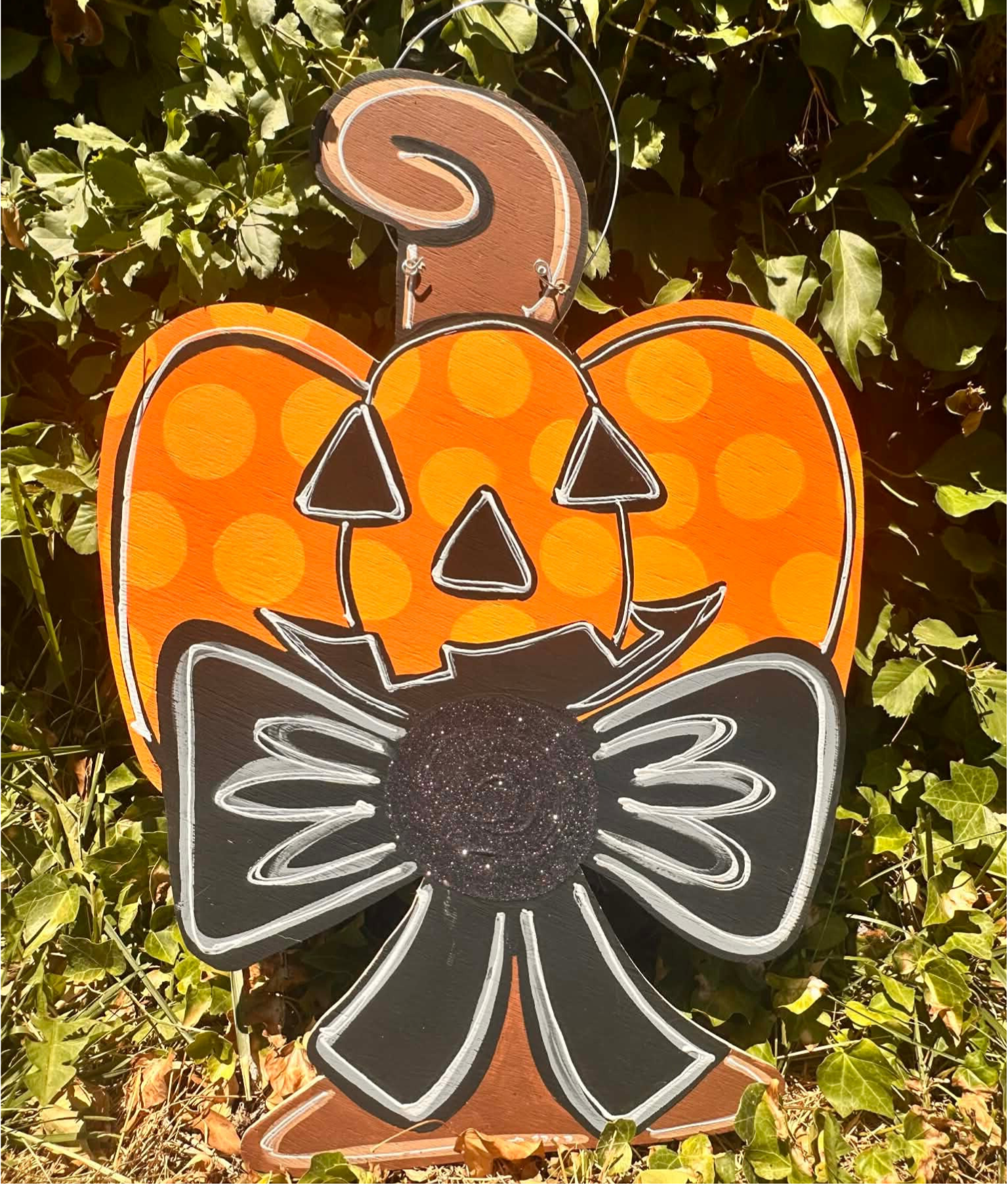 Pumpkin Door Hanger