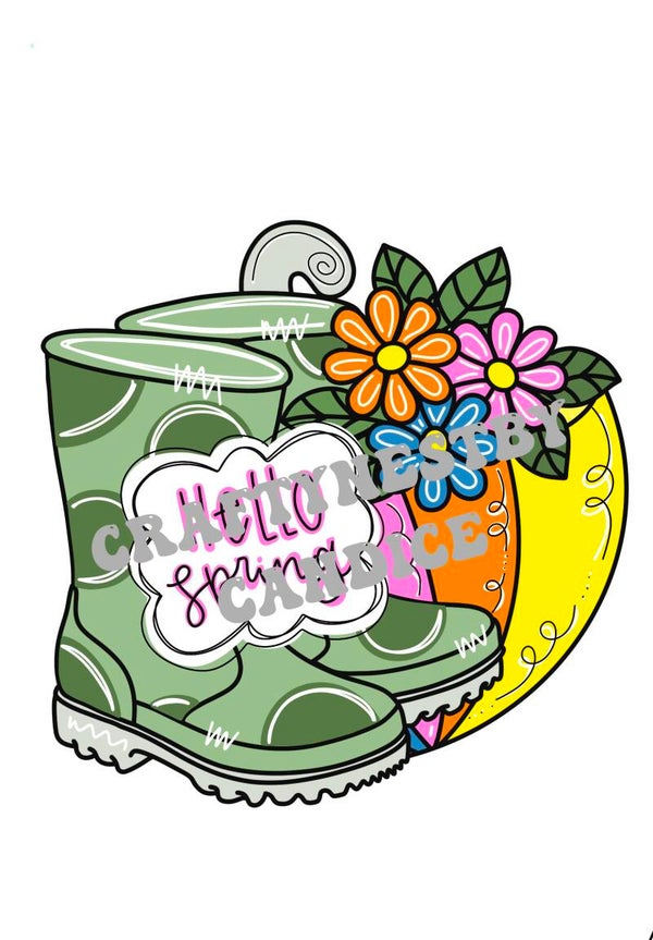 HELLO SPRING BOOTS TEMPLATE