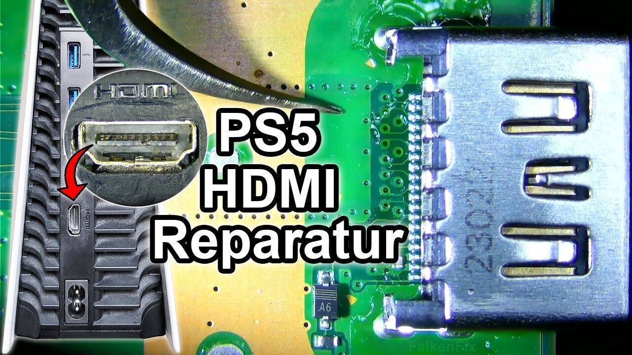 Playstation 4  HDMI Port Reparatur