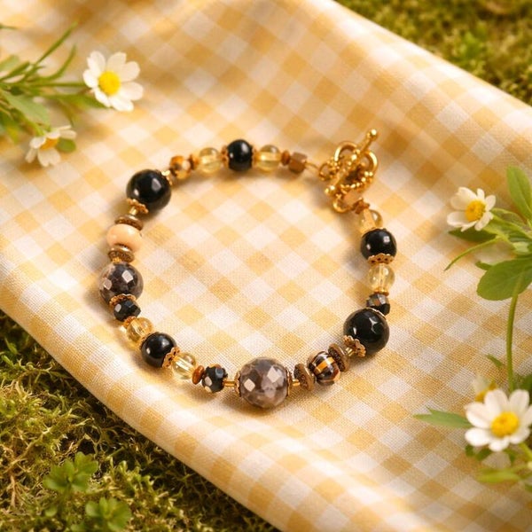 Lava Rock Noir Bracelet