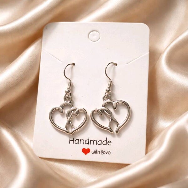 Double Heart Earrings