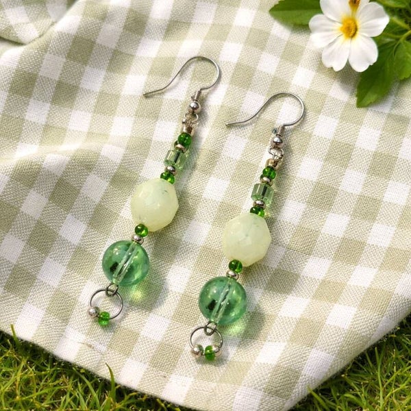 Green Drop Earrings (designer)