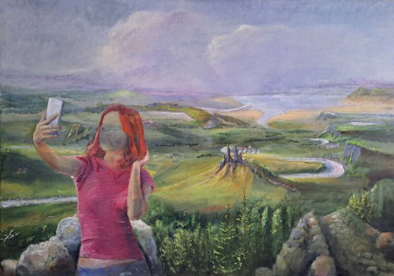 Selfie landscape | ©Dirk van der Stouw