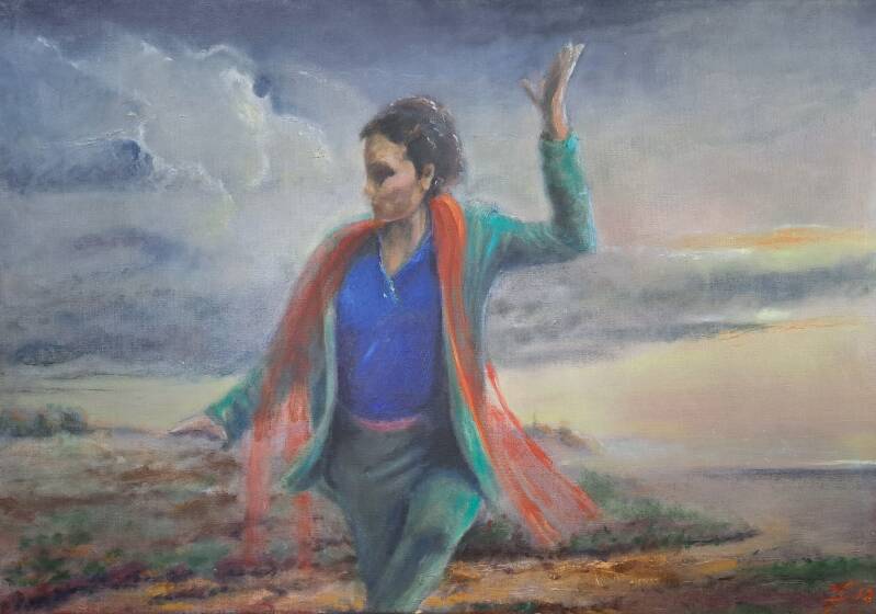 Dancing woman NDT | ©Dirk van der Stouw