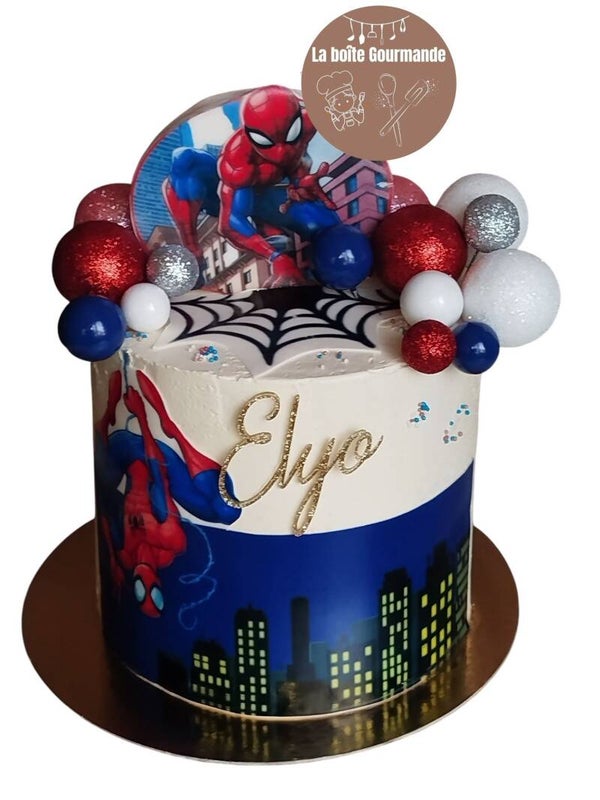 Layer cake thème Spiderman