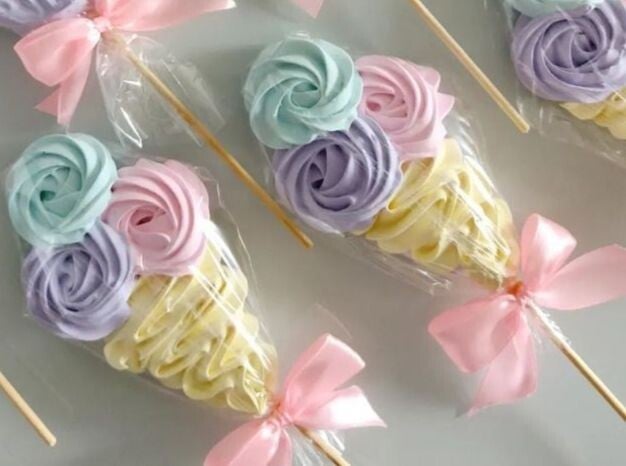Sucettes meringues lot de 10