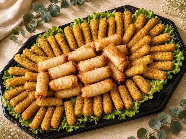 Plateau gourmand mozzarella sticks & nems