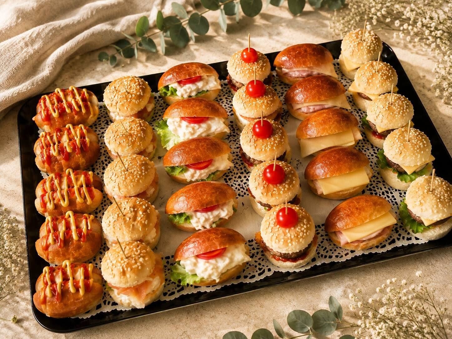 Plateau de mini bouchées salées – 30 pièces